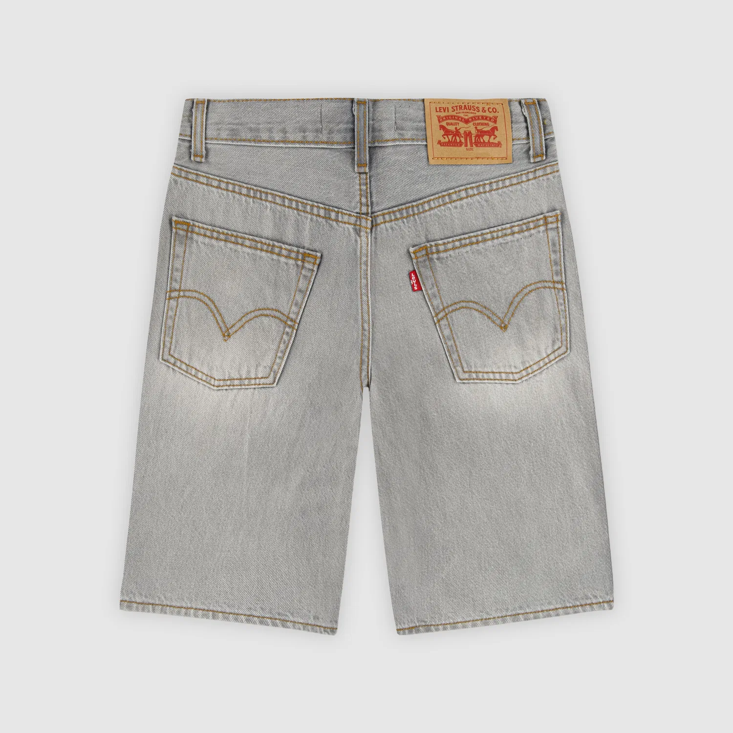 Джинсовые шорты для скейтбординга, для мальчиков 4-7 лет Levi's, Grey — фото 2