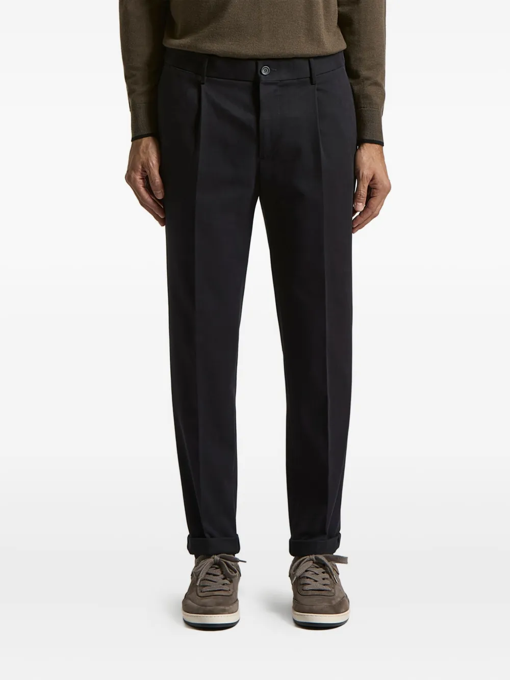 

Плиссированные брюки Peserico, синий