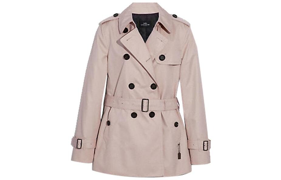 

Женский тренч COACH, цвет Gray/White, Белый, Женский тренч COACH, цвет Gray/White