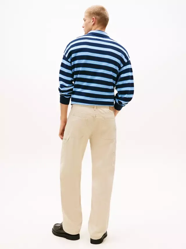 Рабочие брюки свободного кроя Jaimie, бежевые Tommy Hilfiger — фото 4