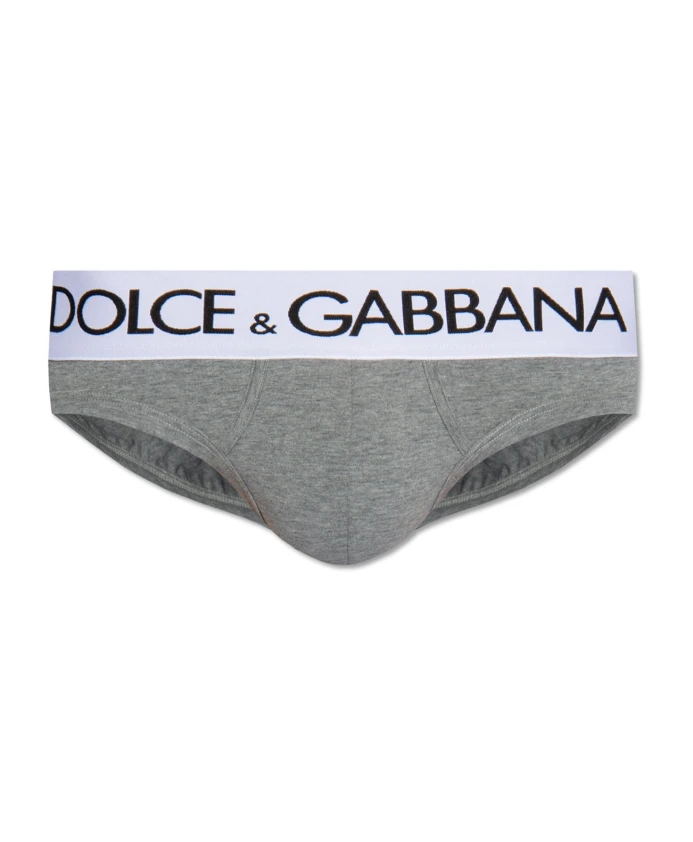 

Трусы с логотипом Dolce & Gabbana, серый