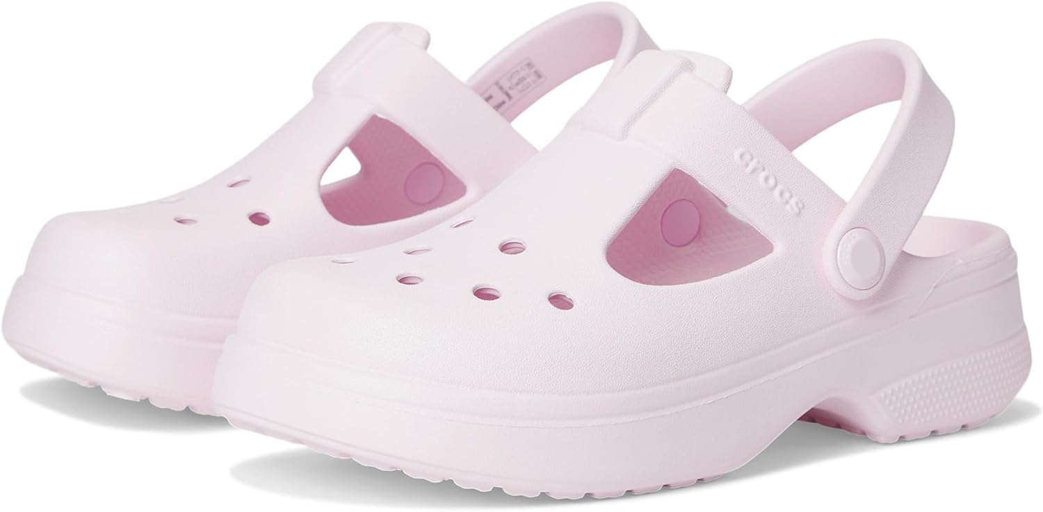 

Детские кроксы Crocs Classic Mary Jane, розовый