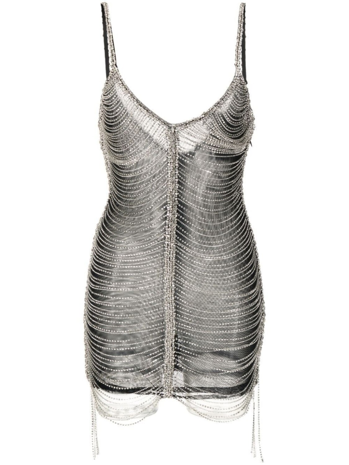 

Retrofete платье мини Irina с кристаллами, черный