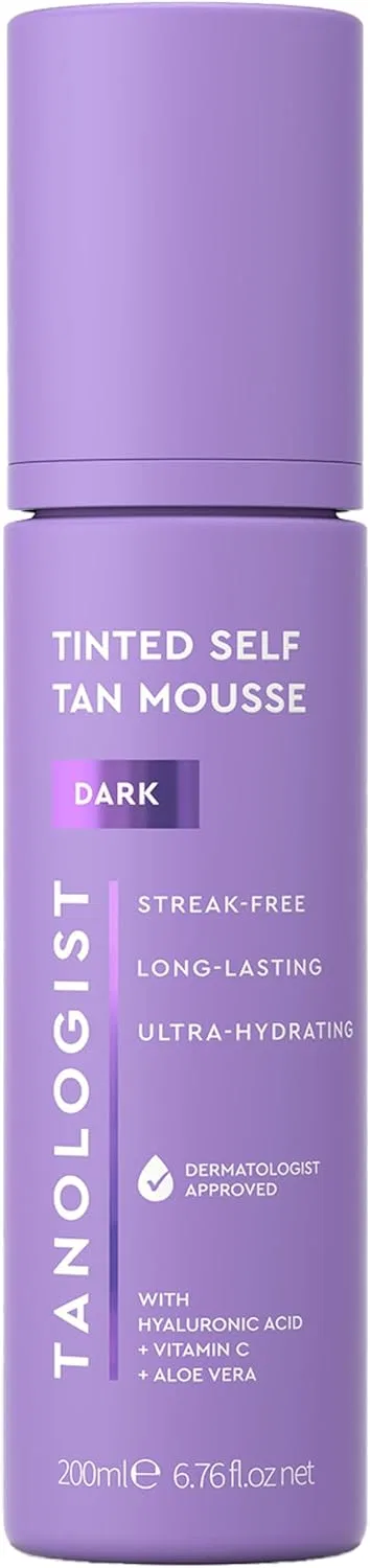 Автозагар мусс Tanologist Dark, 200 мл, для глубокого оттенка