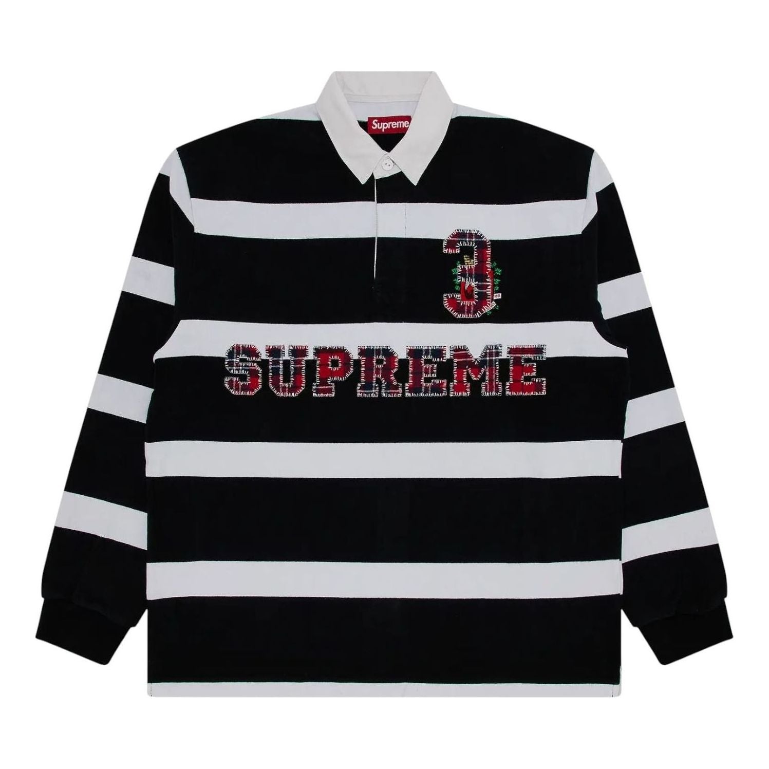 Supreme Stripe Rugby FW25 'Black'