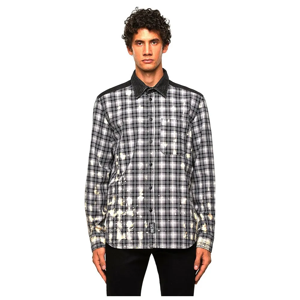 

Рубашка Diesel Moon Check, серый
