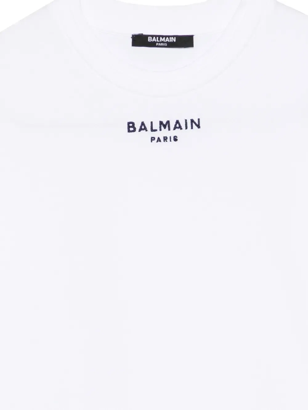 Футболка с круглым вырезом Balmain Kids, белый — фото 3