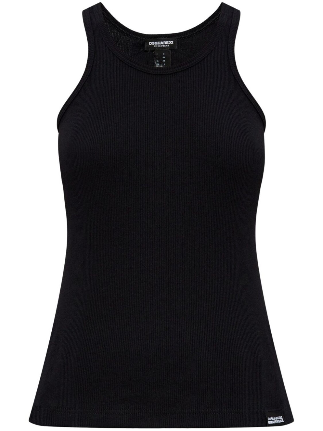 

Dsquared2 топ из хлопка без рукавов DSQUARED2, черный