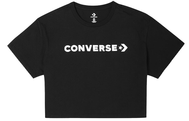 

Женский укороченный топ Converse, цвет Black
