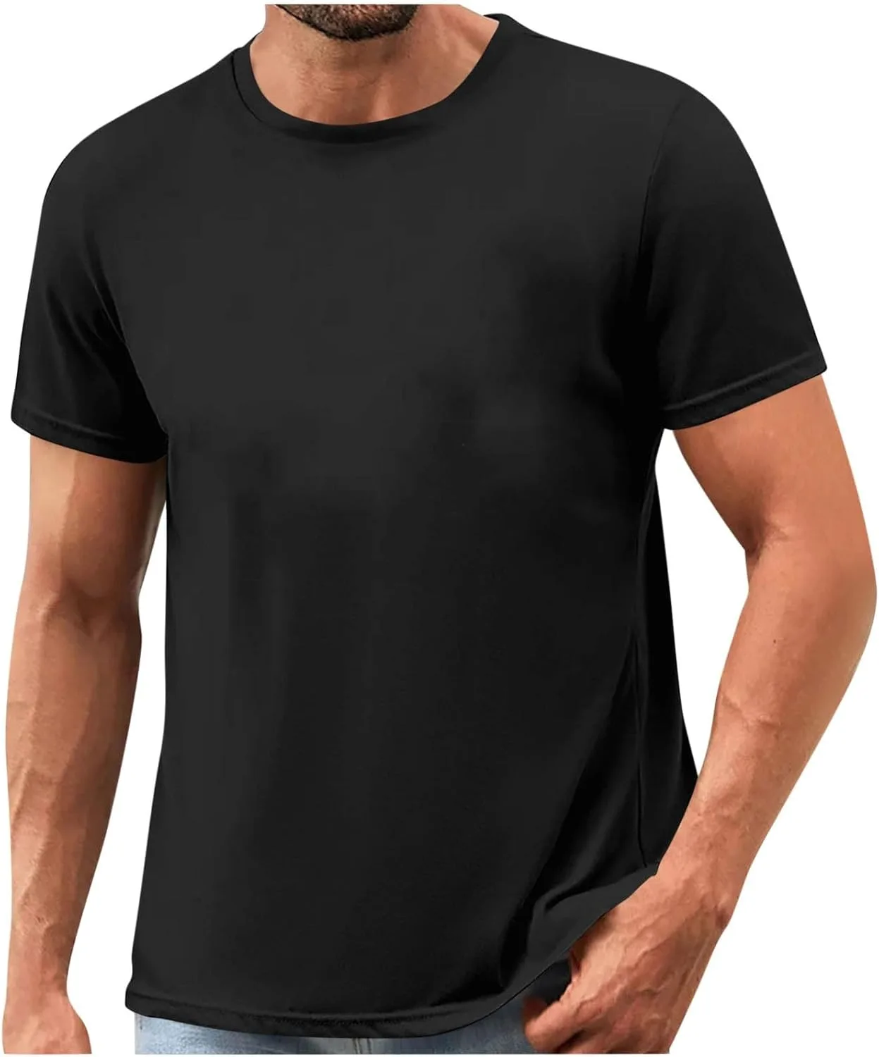 

Футболка мужская летняя Cotton Comfy Plain, Heavyweight, Fitted Hvyesh