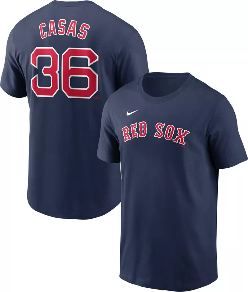 

Мужская темно-синяя футболка Nike Boston Red Sox Triston Casas #26