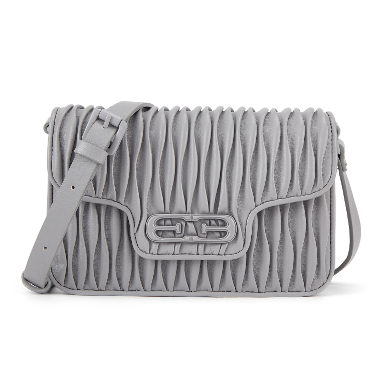 

ELLE Синтетическая кожаная сумка через плечо, маленькая кроссбоди для женщин, белая/зеленая/розовая/серая