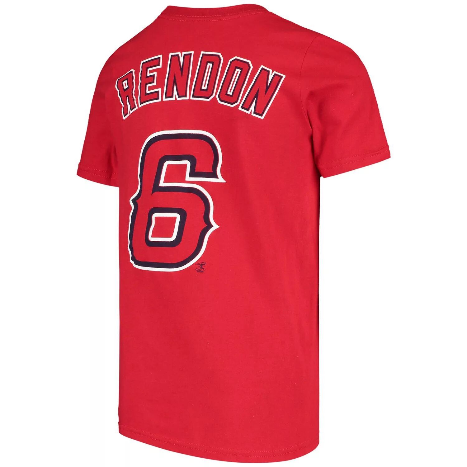 Молодежная красная футболка Nike Anthony Rendon Los Angeles Angels с именем и номером Nike — фото 3