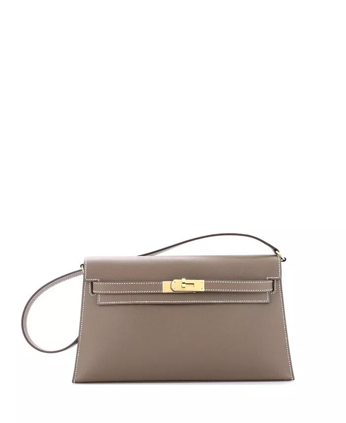 

Сумка через плечо Kelly Elan Madame Pre-Owned HERMÉS, серый