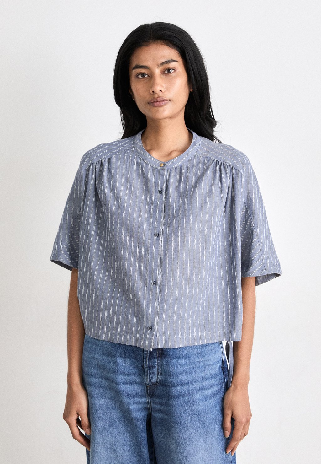 

Блуза REVA sessùn, светло-голубой