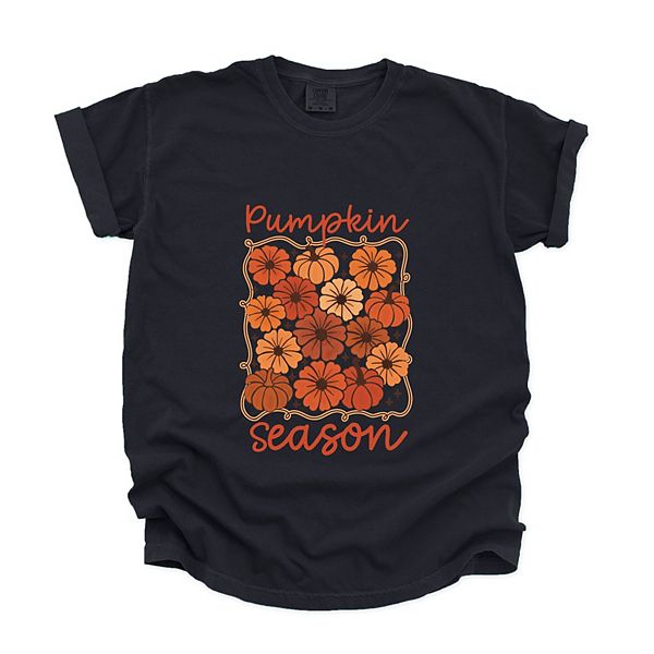 

Футболка с принтом Pumpkin season floral для женщин Simply Sage Market, Black, Черный, Футболка с принтом Pumpkin season floral для женщин Simply Sage Market, Black
