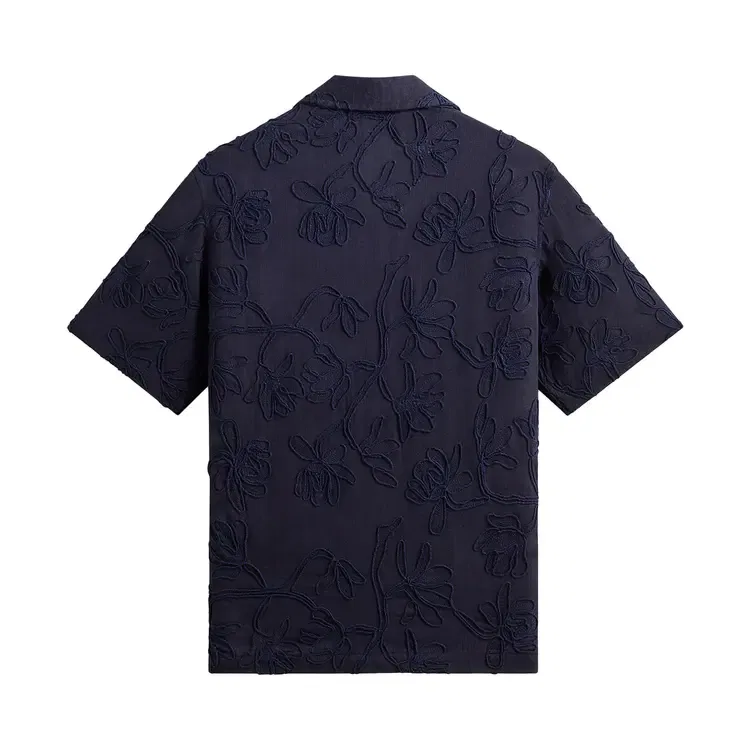 Рубашка Kith Corded Floral Thompson Camp Collar Shirt, черный — фото 2