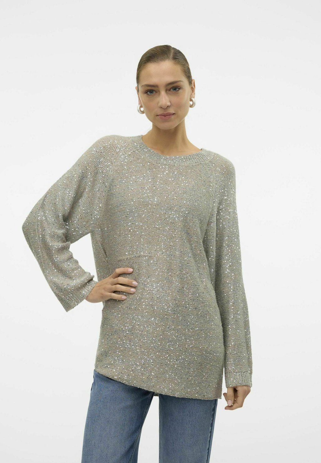 

Джемпер VMLEILANI Vero Moda, темно-серый
