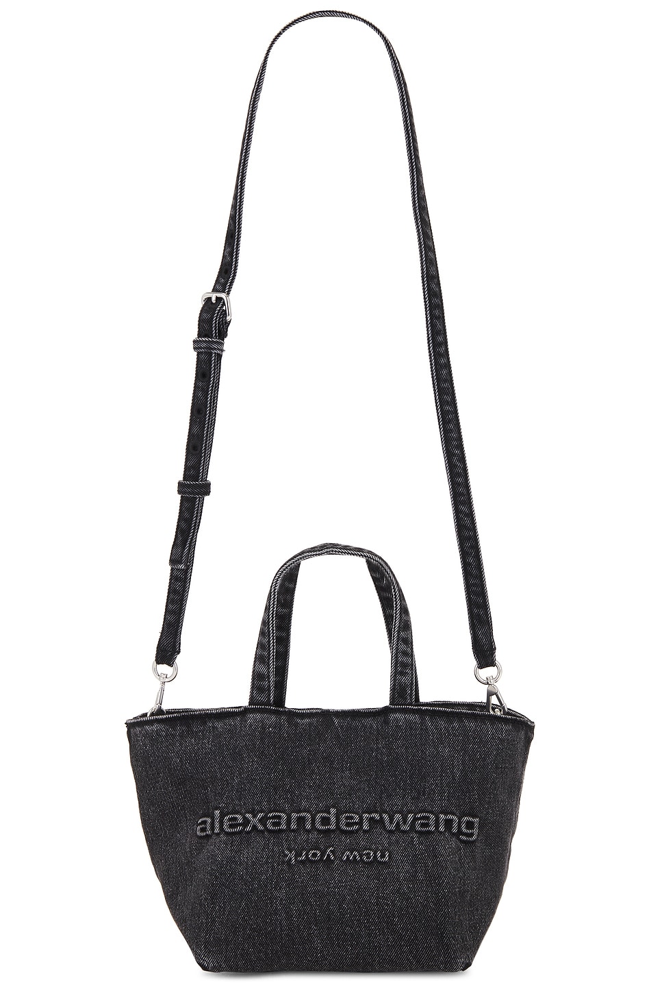 

Сумка-Тоут punch маленькая Alexander Wang, серый