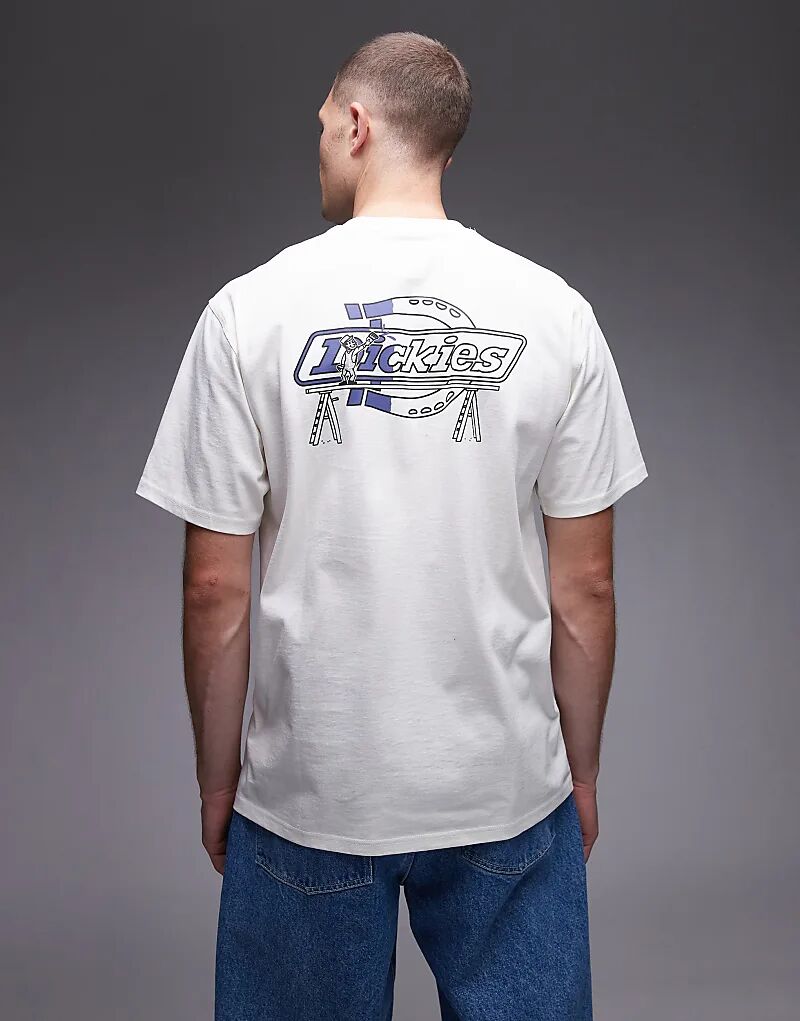 

Футболка Dickies Statesville с графическим принтом подковы на спине, бежевого цвета