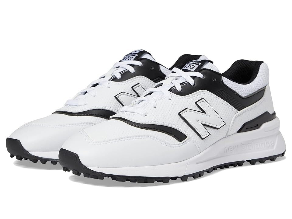

New Balance 997 Sl NBG997SWT мужские бело-черные шнурованные гольф кроссовки