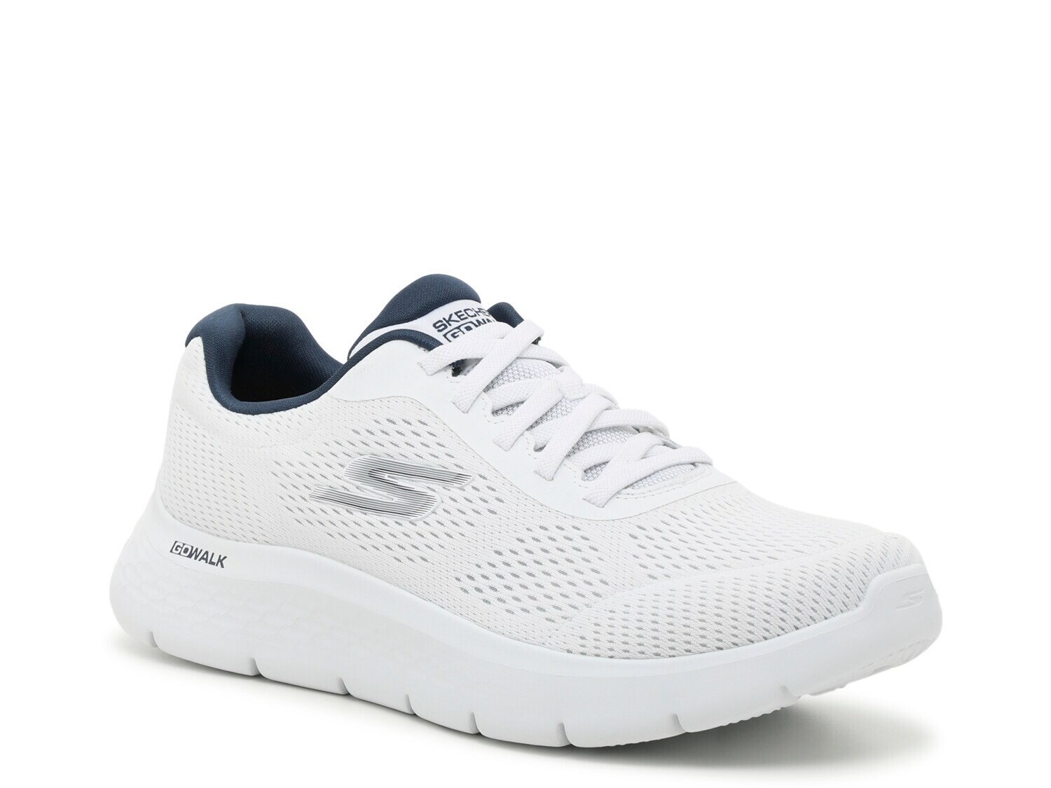 

Кроссовки Skechers GOWalk Flex на шнуровке, белый/синий