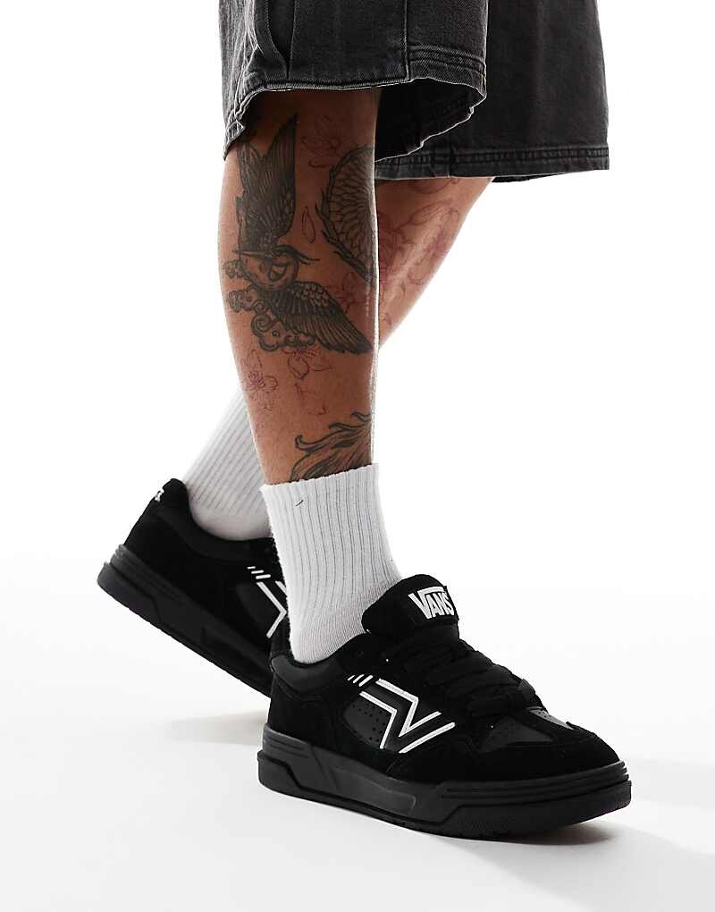 

Черные замшевые кроссовки Vans –Upland – с белыми вставками и массивной подошвой, Черный, Черные замшевые кроссовки Vans –Upland – с белыми вставками и массивной подошвой
