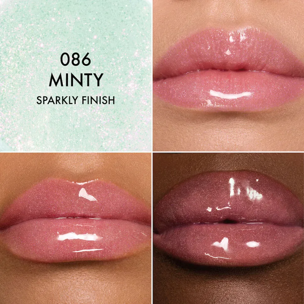 Addict Lip Glow Oil Увлажняющее масло для губ на 24 часа - 3 ультраблестящих финиша Dior, 086 Minty — фото 4