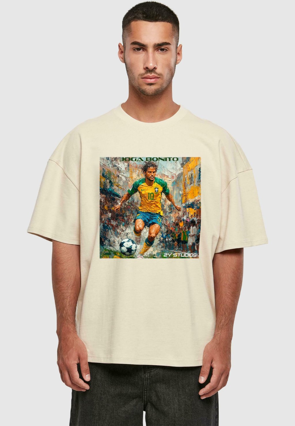 

Футболка с принтом NICE TEE 2Y Studios, бежевый