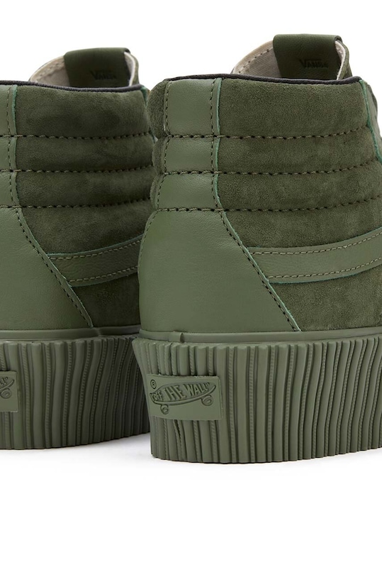 Кроссовки Premium Standards Sk8-Hi Reissue 38 Platform Vans, зеленый — фото 4