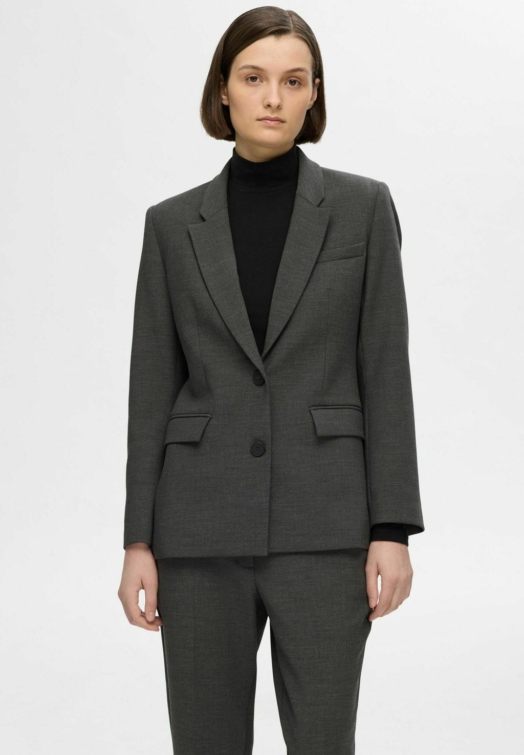 

Блейзер CLASSIC FIT Selected Femme, серый
