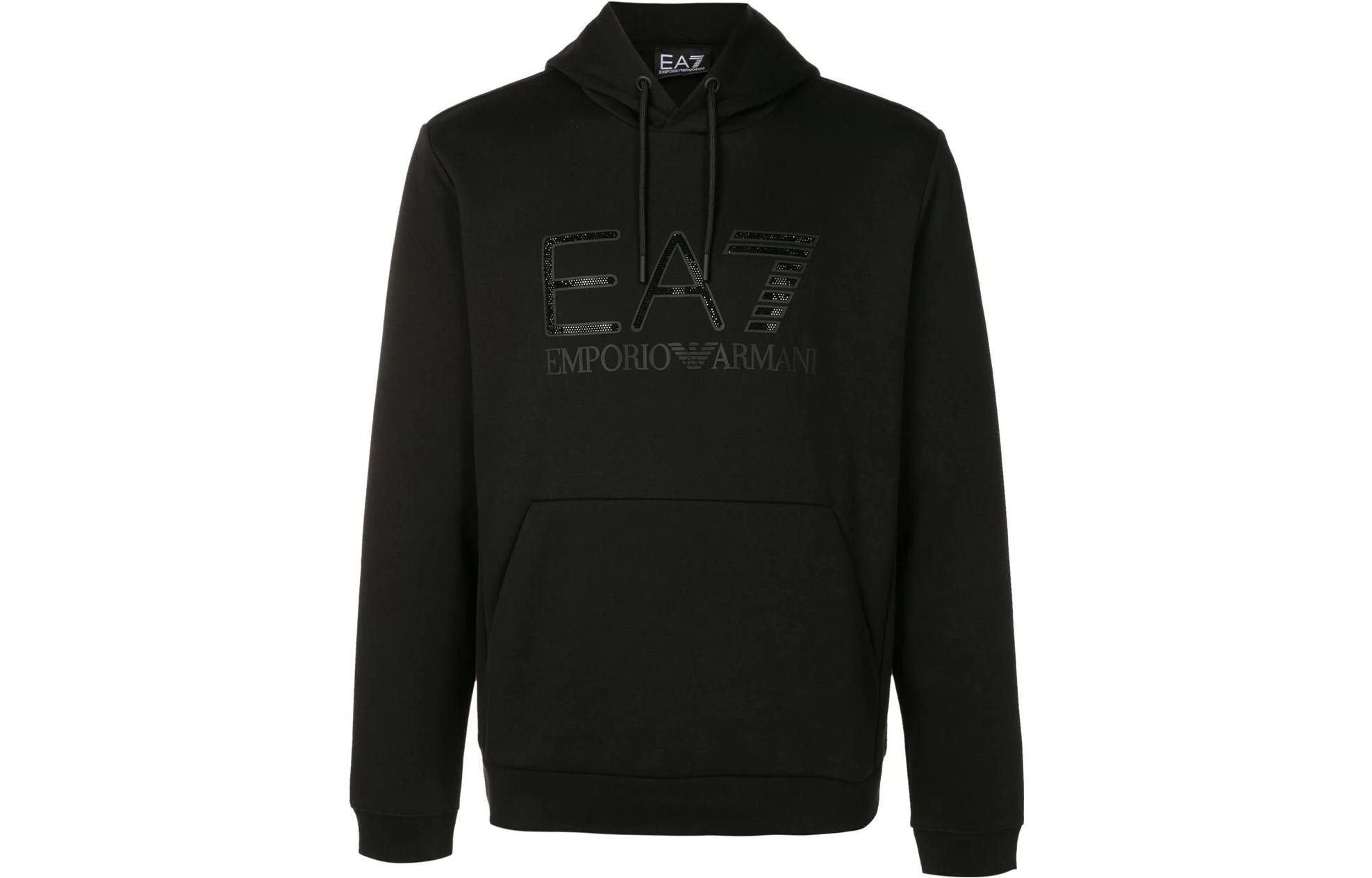 EMPORIO ARMANI Толстовка EA7 SS22 мужская black — фото 3