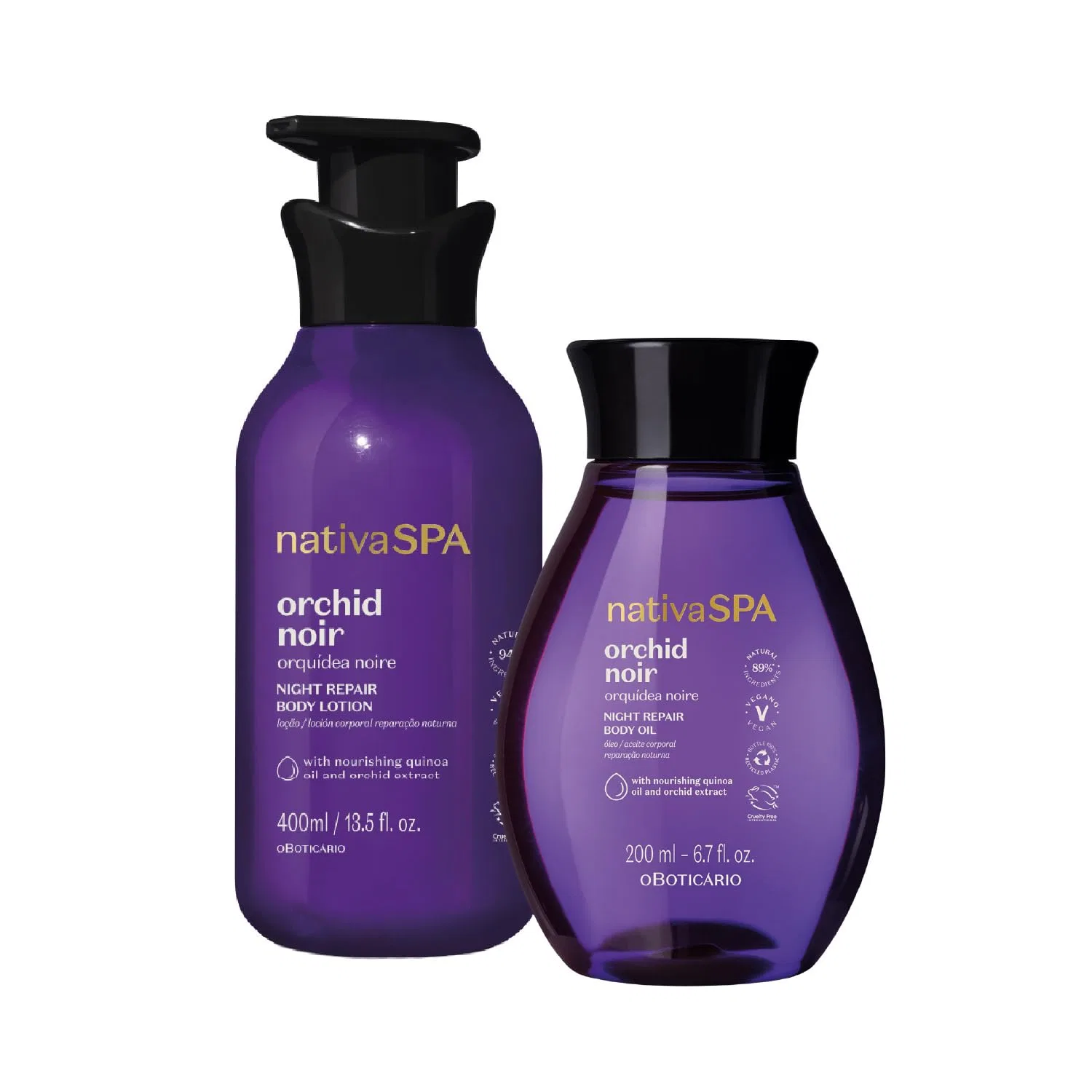 Подарочный набор для ухода за кожей Nativa SPA Orquídea Noire от O Boticário O Boticario