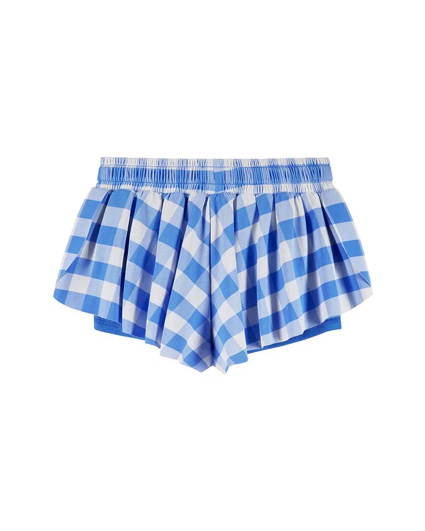 Andy & Evan Gingham Athletic Short, синий — фото 2