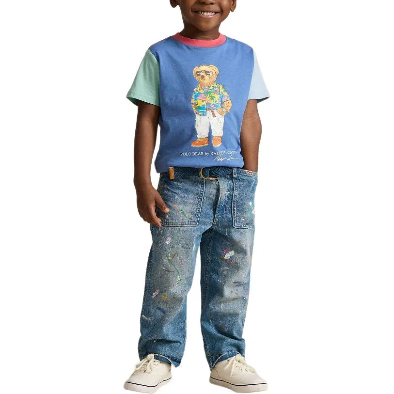 Футболка SS24 Blue Kids' Polo Ralph Lauren — фото 4