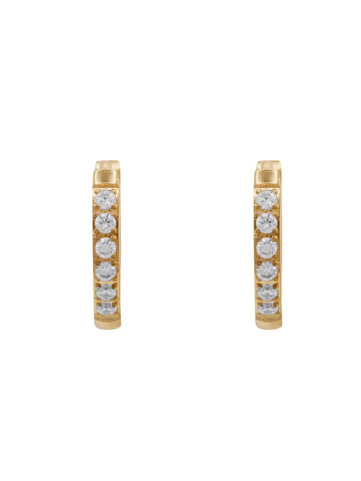 

Steel_Art Женские серьги-кольца Milada золотистого цвета