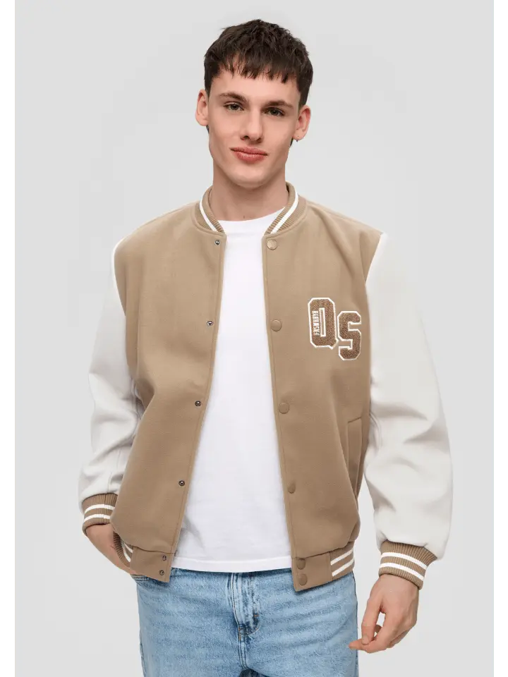 

Переходная куртка QS, цвет weiß/braun, Коричневый, Переходная куртка QS, цвет weiß/braun