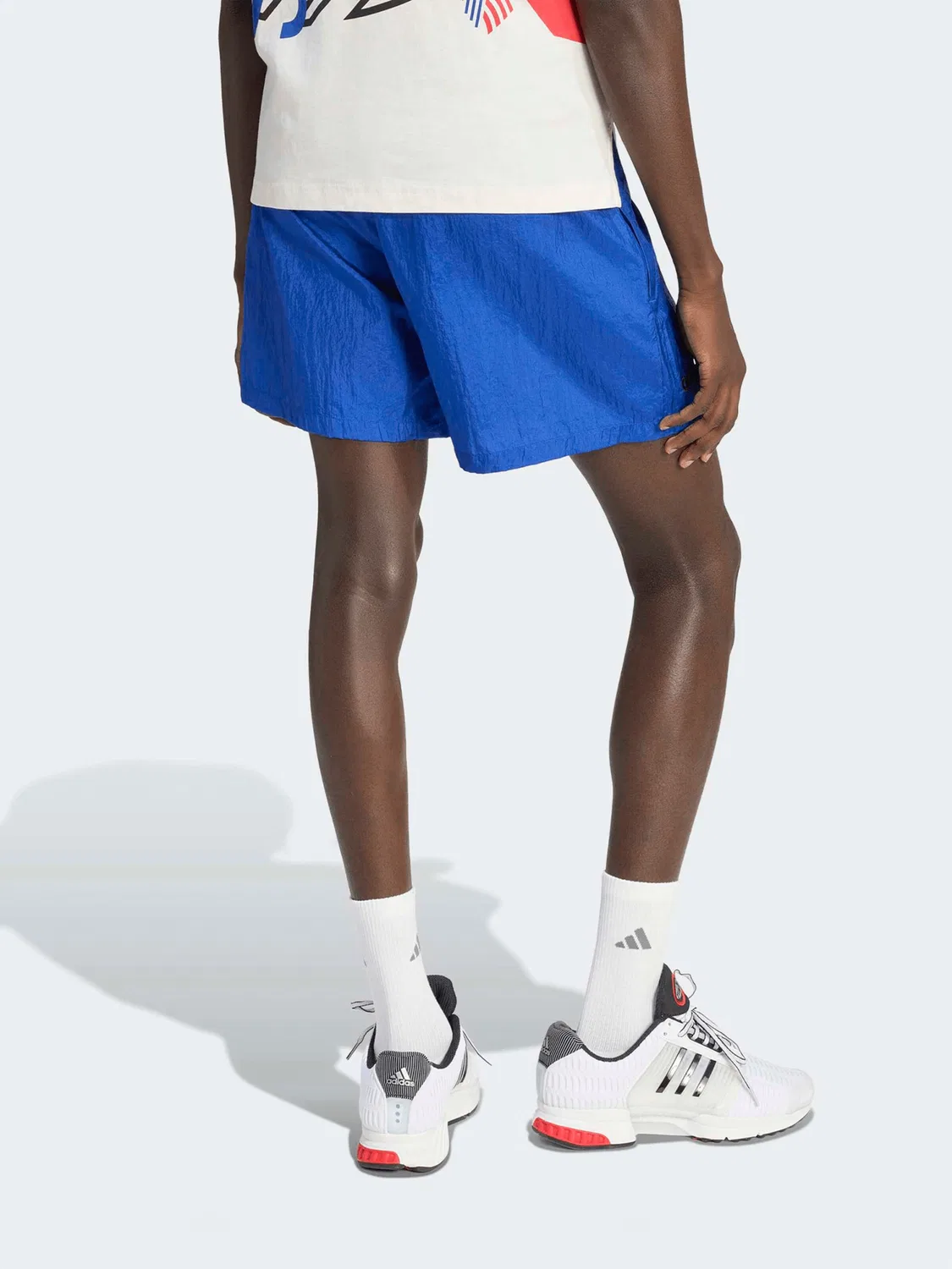 Спортивные шорты Adidas Originals Regular синего цвета — фото 4