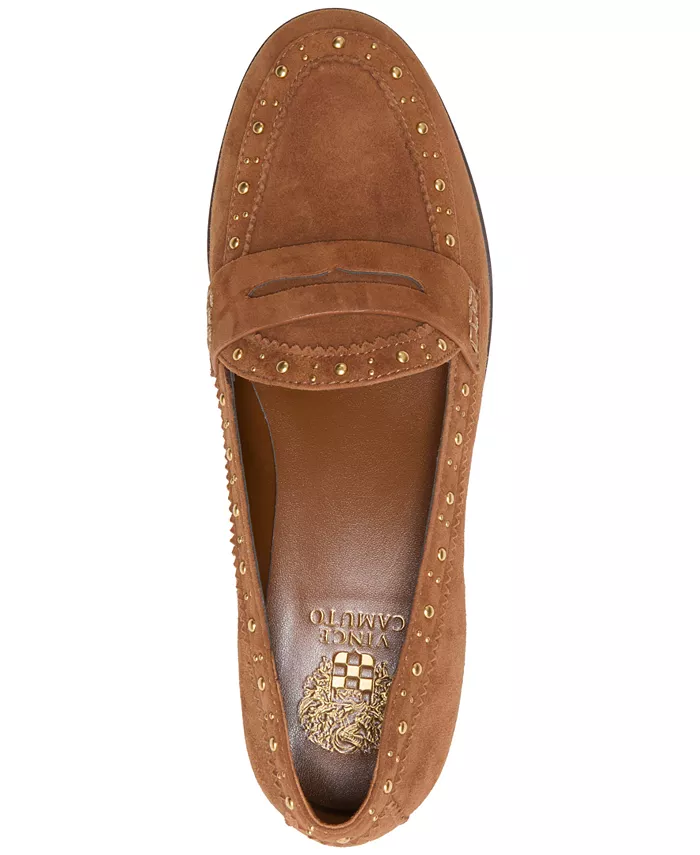 Женские лоферы Camdyn с шипами Vince Camuto, коричневый — фото 4