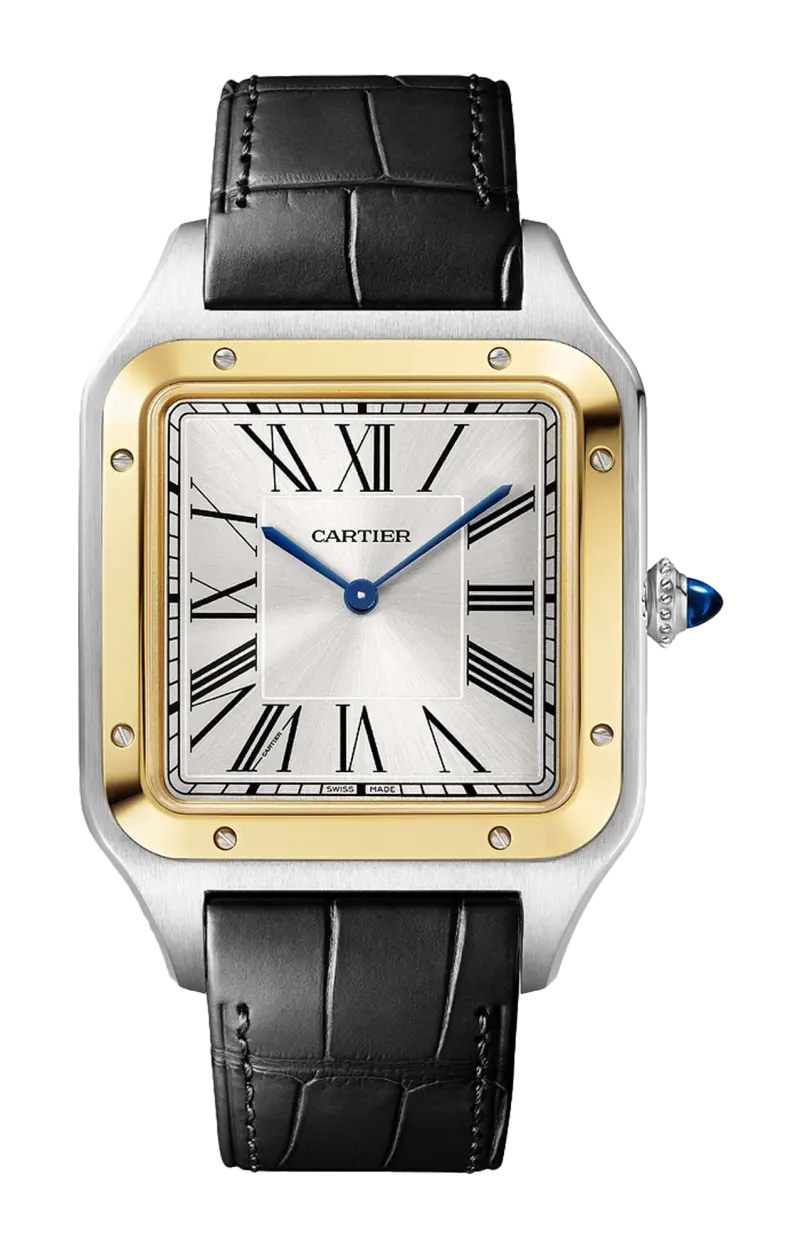 

Santos-dumont модель extra-large, сталь и желтое золото, механический завод - w2sa0034 CARTIER