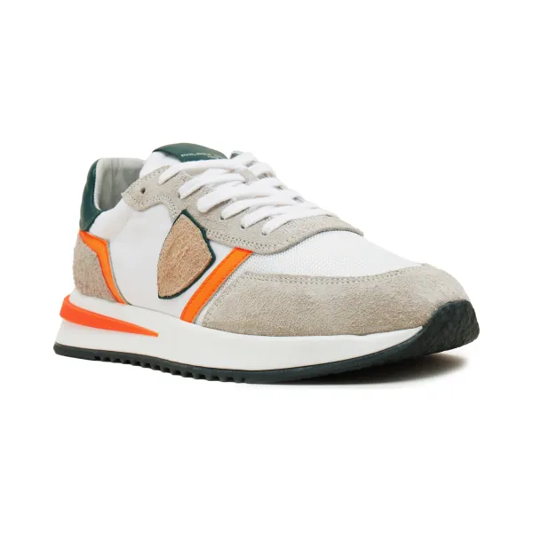 

Кожаные кроссовки Philippe Model, серый