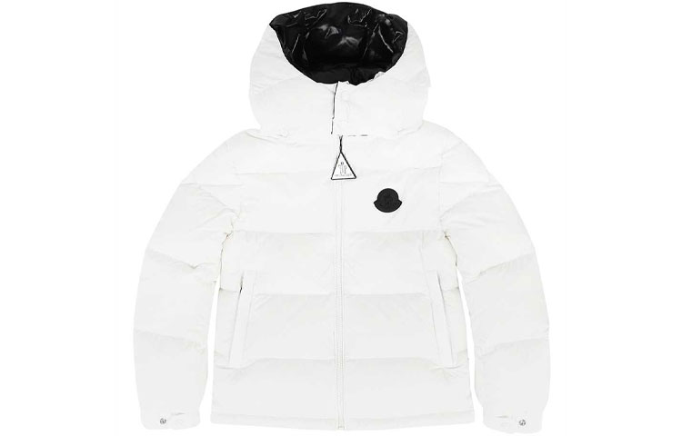 

Детская утепленная куртка Moncler, белая