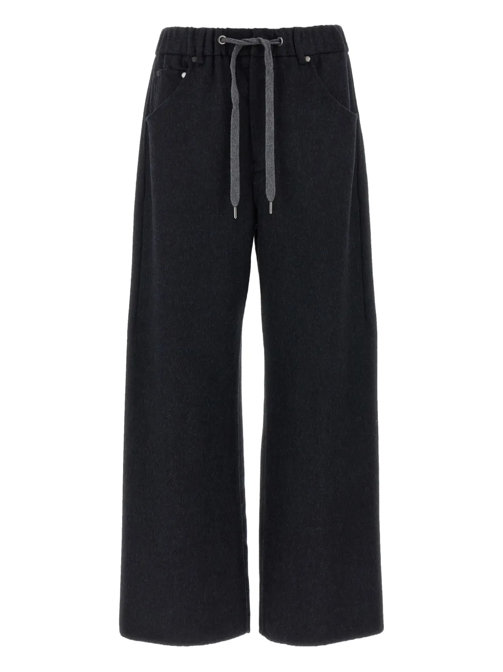 

Брюки с кулиской Brunello Cucinelli, серый