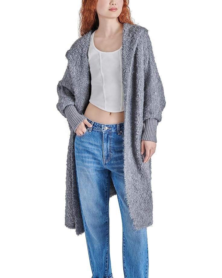 

Свитер Steve Madden Delsey Coat, цвет Heather Grey