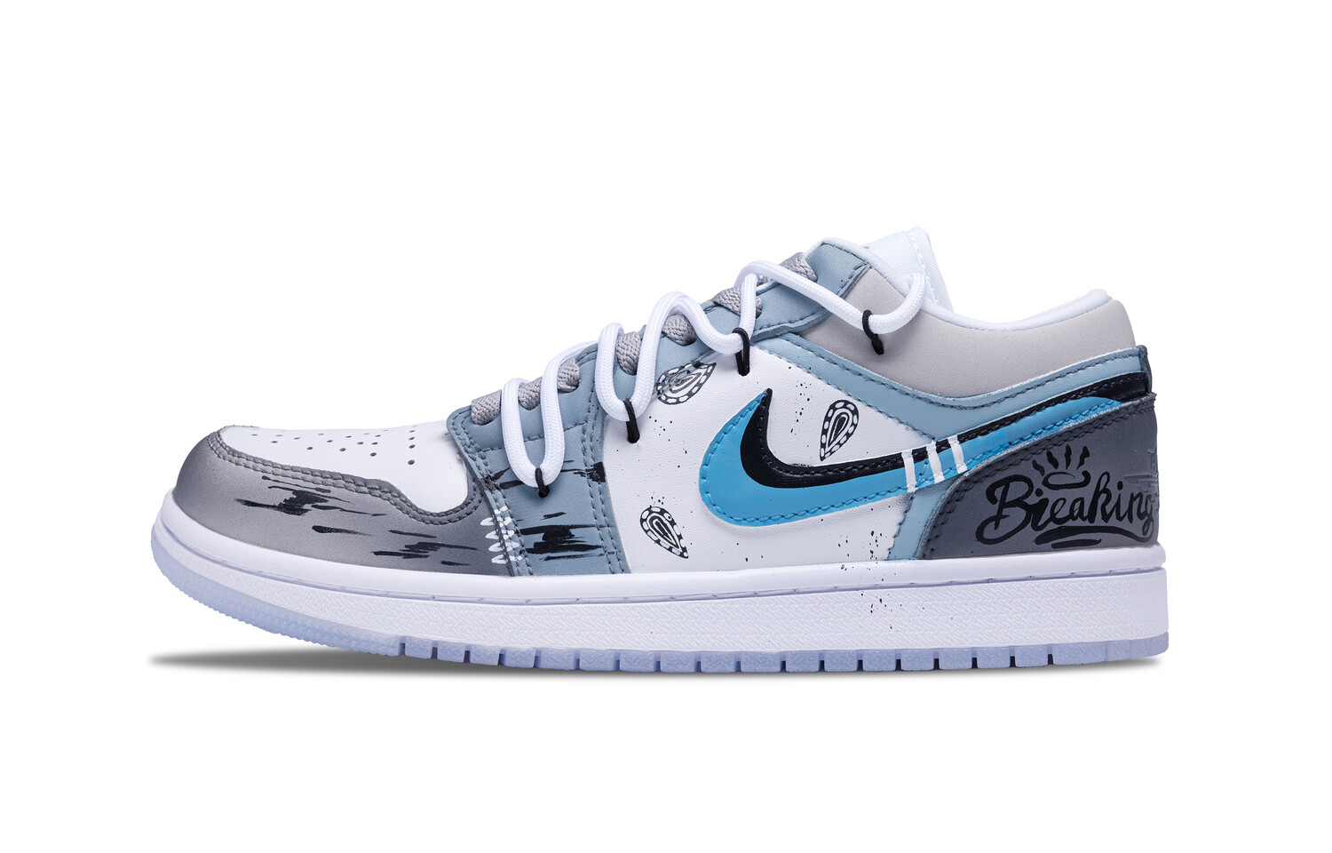 

Баскетбольные кроссовки Air 1 Vintage женские низкие синий/белый Jordan