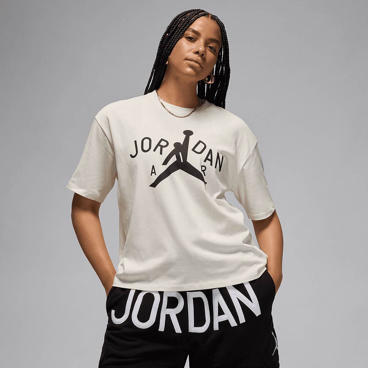

Футболка Jordan X Nina Chanel Abney, бежевый