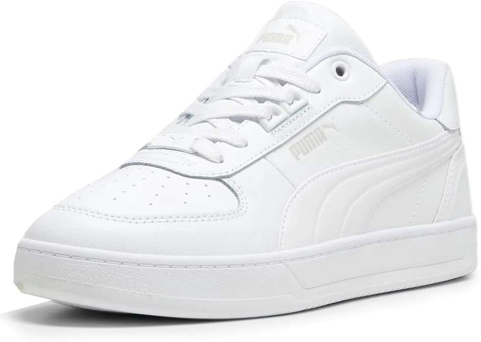 Мужские кроссовки PUMA Caven 2.0 Lux на шнуровке - Белые, белый — фото 2