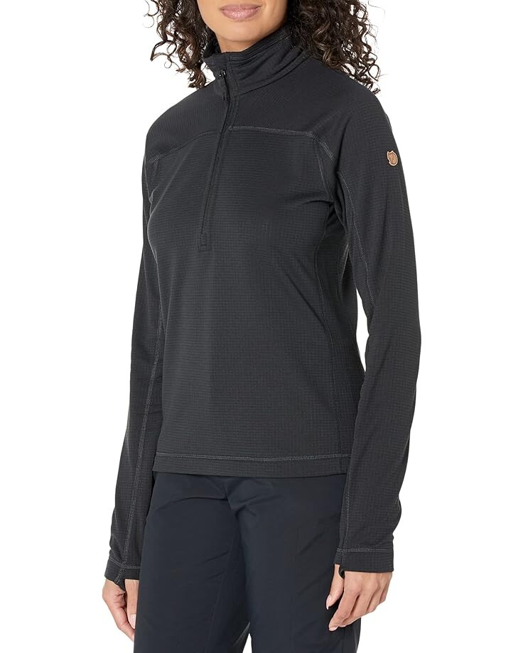 

Куртка Fjällräven Abisko Lite Fleece 1/2 Zip, черный