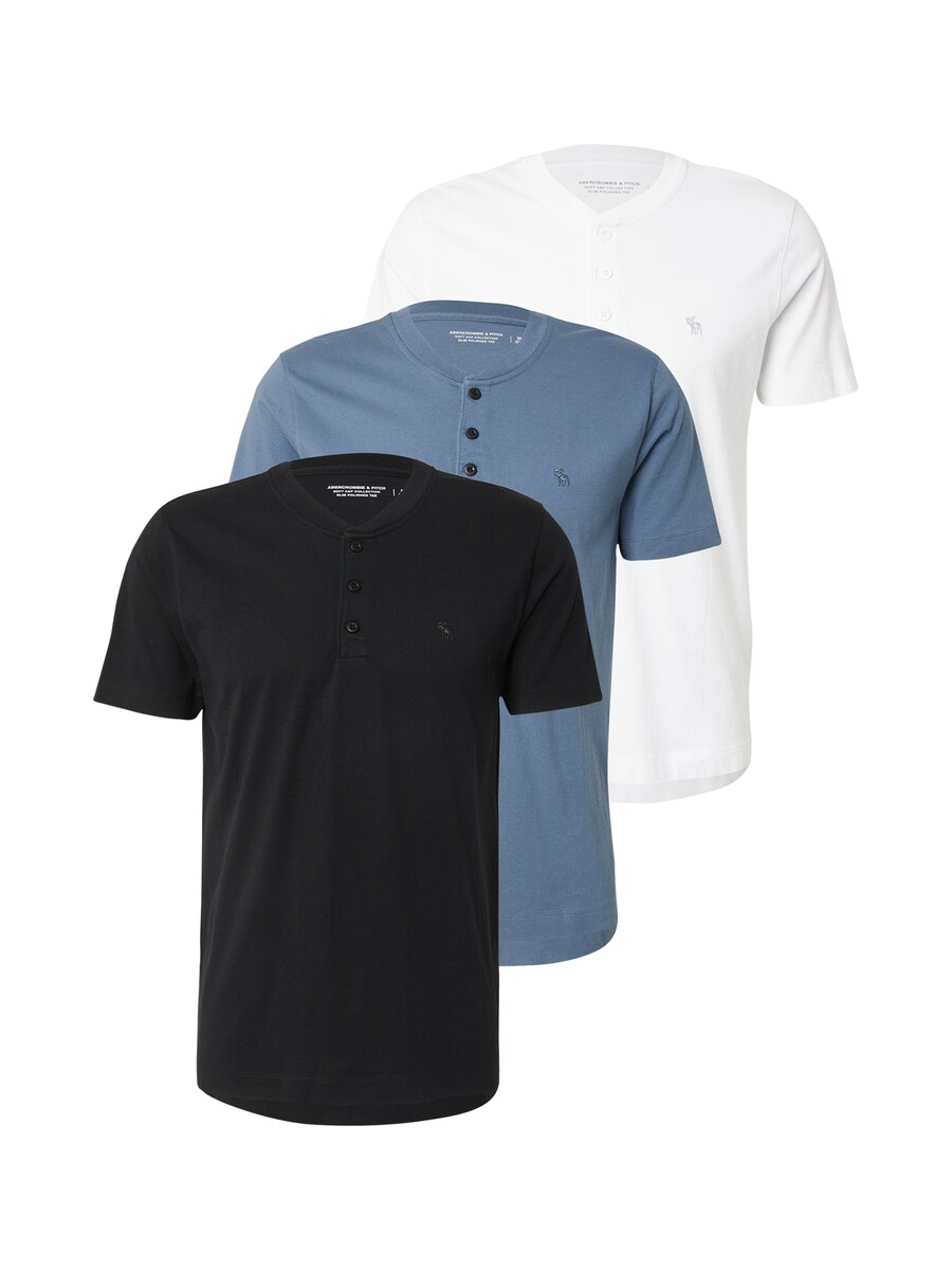 

Рубашка Abercrombie & Fitch, цвет Sapphire/Black/White