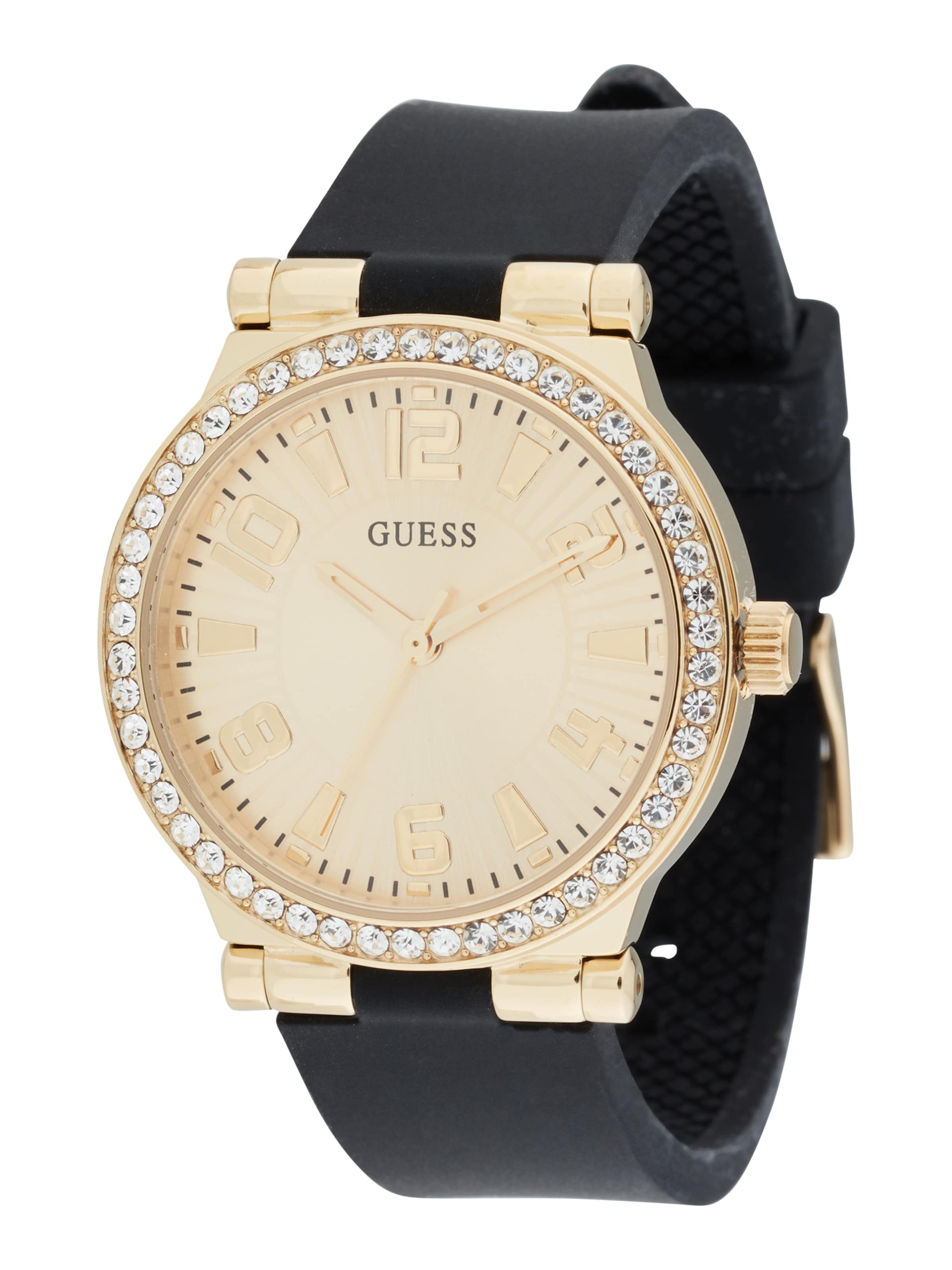 

GUESS Золотые аналоговые часы 'Fawn'